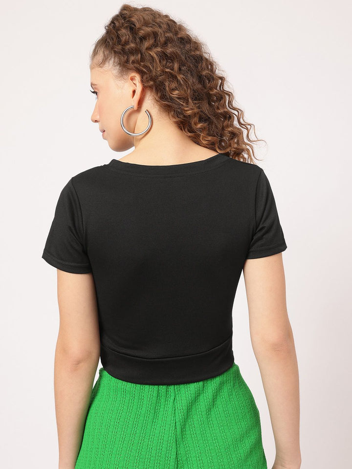 DressBerry Bold & Lovely Twisted Crop Top