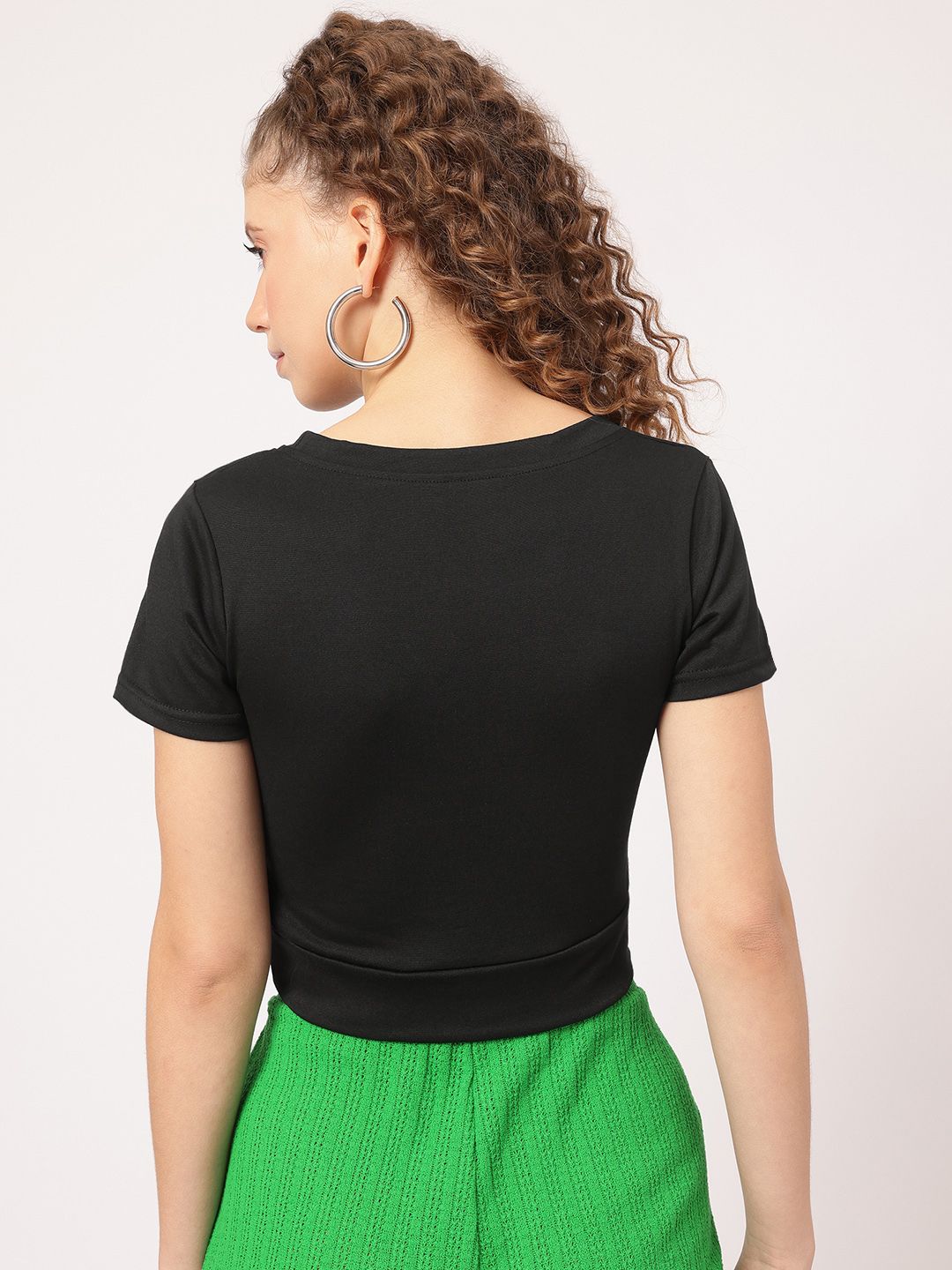 DressBerry Bold & Lovely Twisted Crop Top