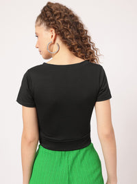 DressBerry Bold & Lovely Twisted Crop Top