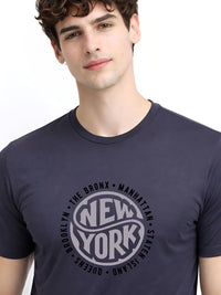 ADRO Men Typography Printed T-shirt