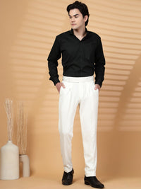 Seluar Formal Formal Lycra Putih KLOTTHE Lelaki