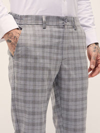 The Bear House Men lelaki yang diperiksa Slim Formal Seluar Formal