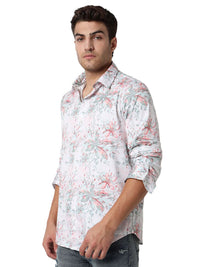 SPYKAR Men Slim Fit Floral Opaque Printed Casual Shirt