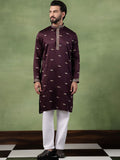 SOJANYA Men Ethnic Motifs Embroidered Sequinned Kurta