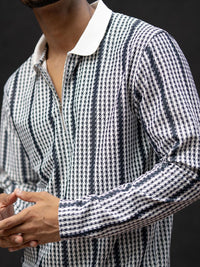 Powerlook Men Striped Polo Collar T-shirt