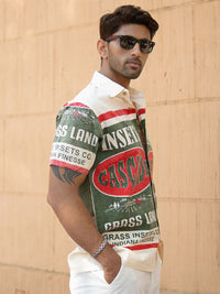 Powerlook Men Opaque Printed Casual Shirt