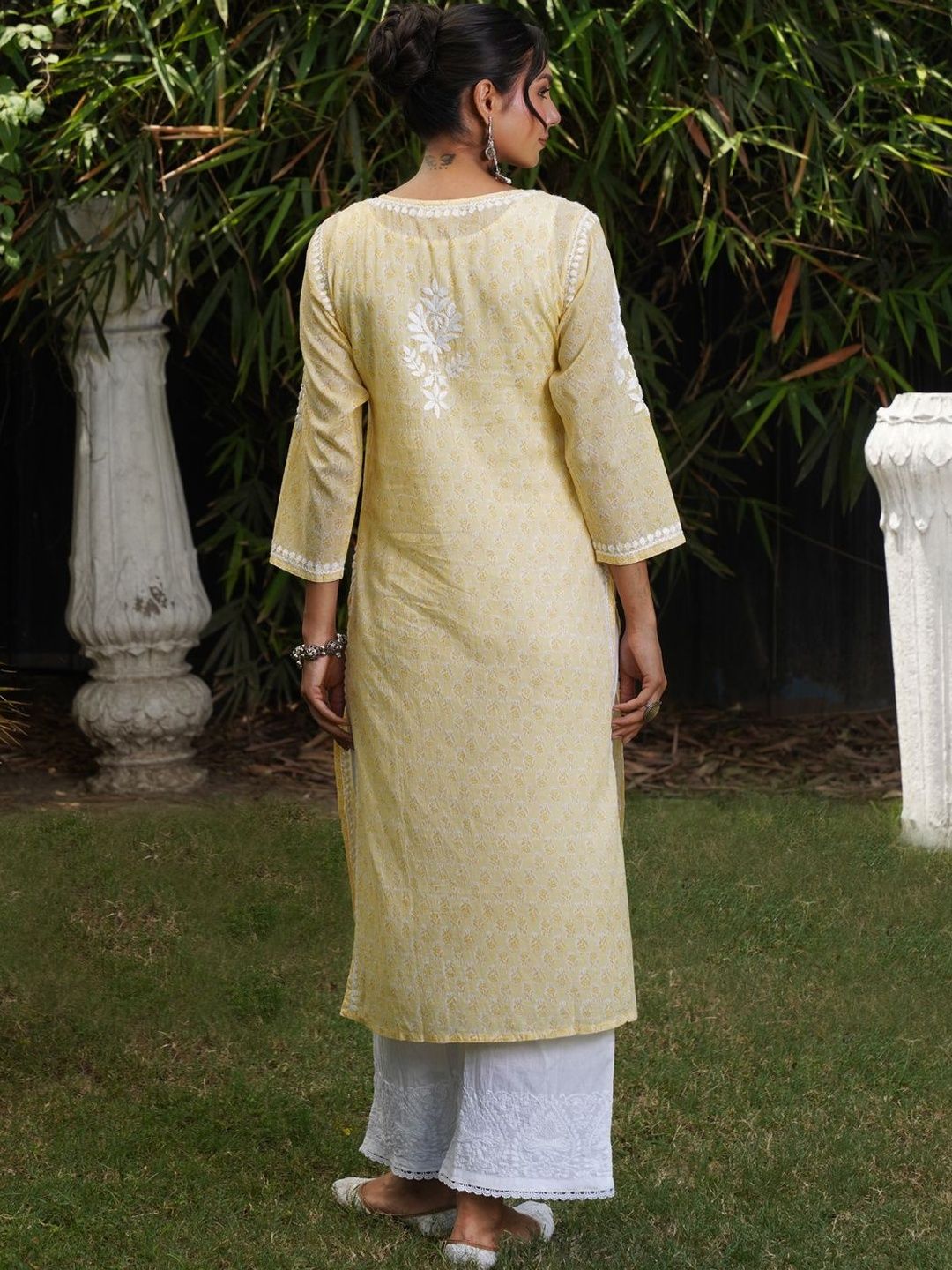 House of Chikankari Women Ethnic Motifs Embroidered Chikankari Kurta