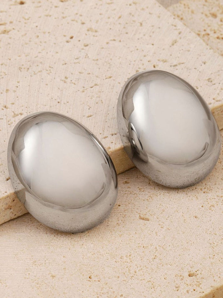 SALTY Convivial Stainless Steel Contemporary Drop Earrings