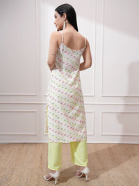 Vishudh Women Floral Printed Regular Kurta with Palazzos