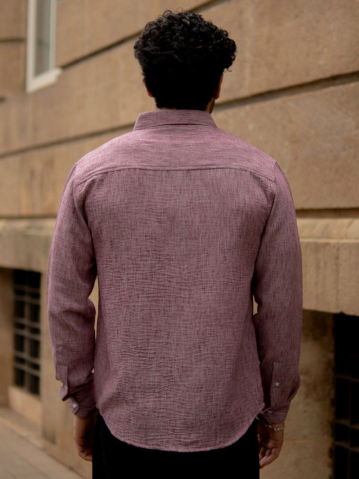 Powerlook Textured Long Sleeves Shirt