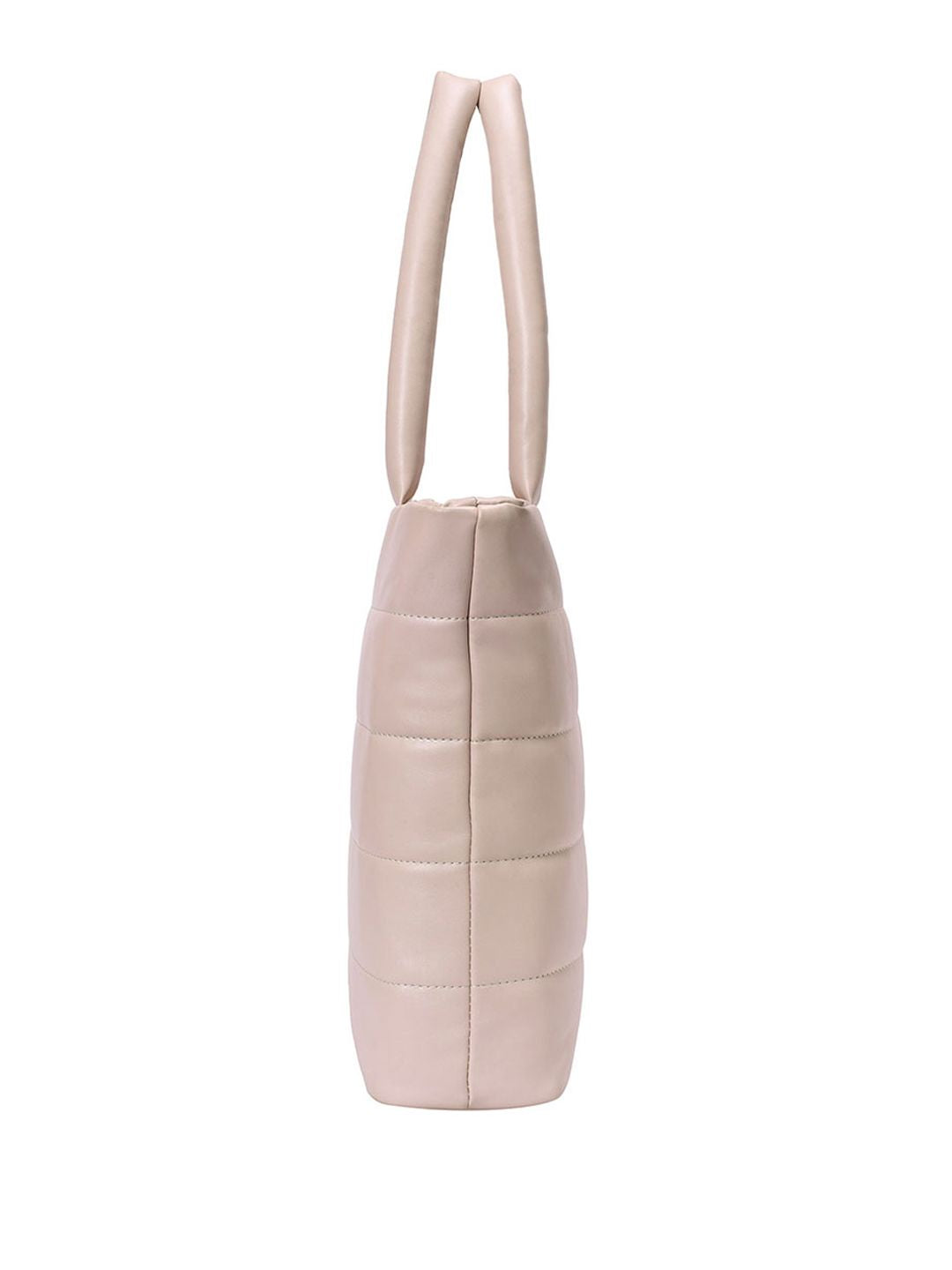 Lino Perros Oversized Structured Tote Bag with Quilted Detail