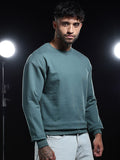 Eszett Lelaki Cotton Pullover Sweatshirt Biasa