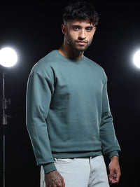 Eszett Lelaki Cotton Pullover Sweatshirt Biasa