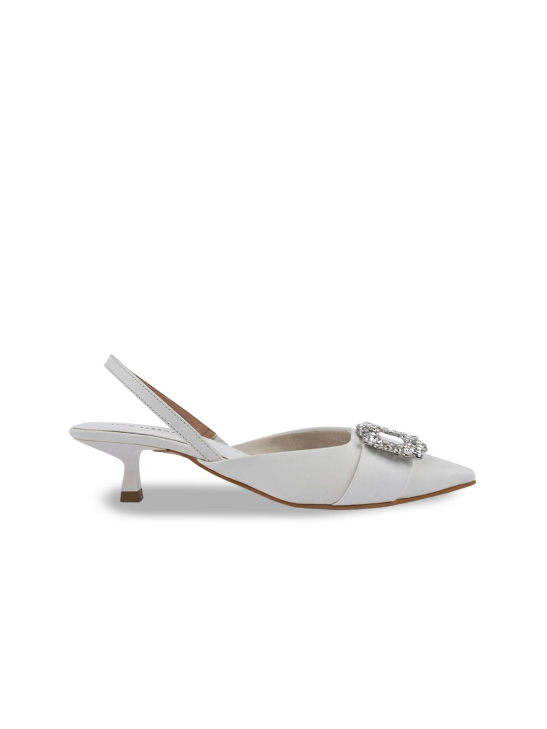 Lino Perros Women Embellished Kitten Pumps