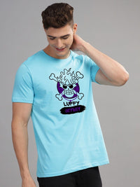 ADRO Men Printed Applique T-shirt