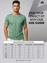 ADRO Men Regular Fit Printed T-shirt