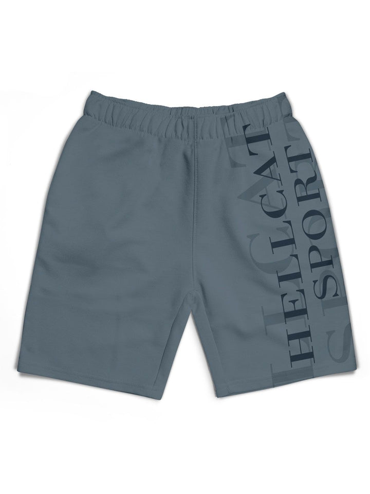 HELLCAT Boys Typography Printed Shorts
