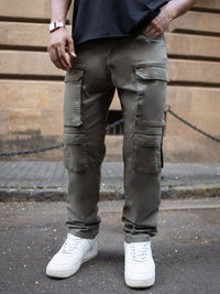 Powerlook Men Loose Fit Cargo Trousers