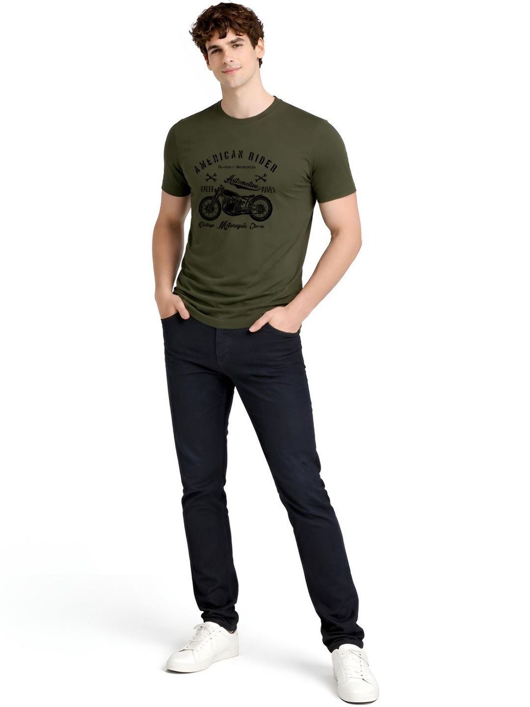 ADRO Men Printed T-shirt