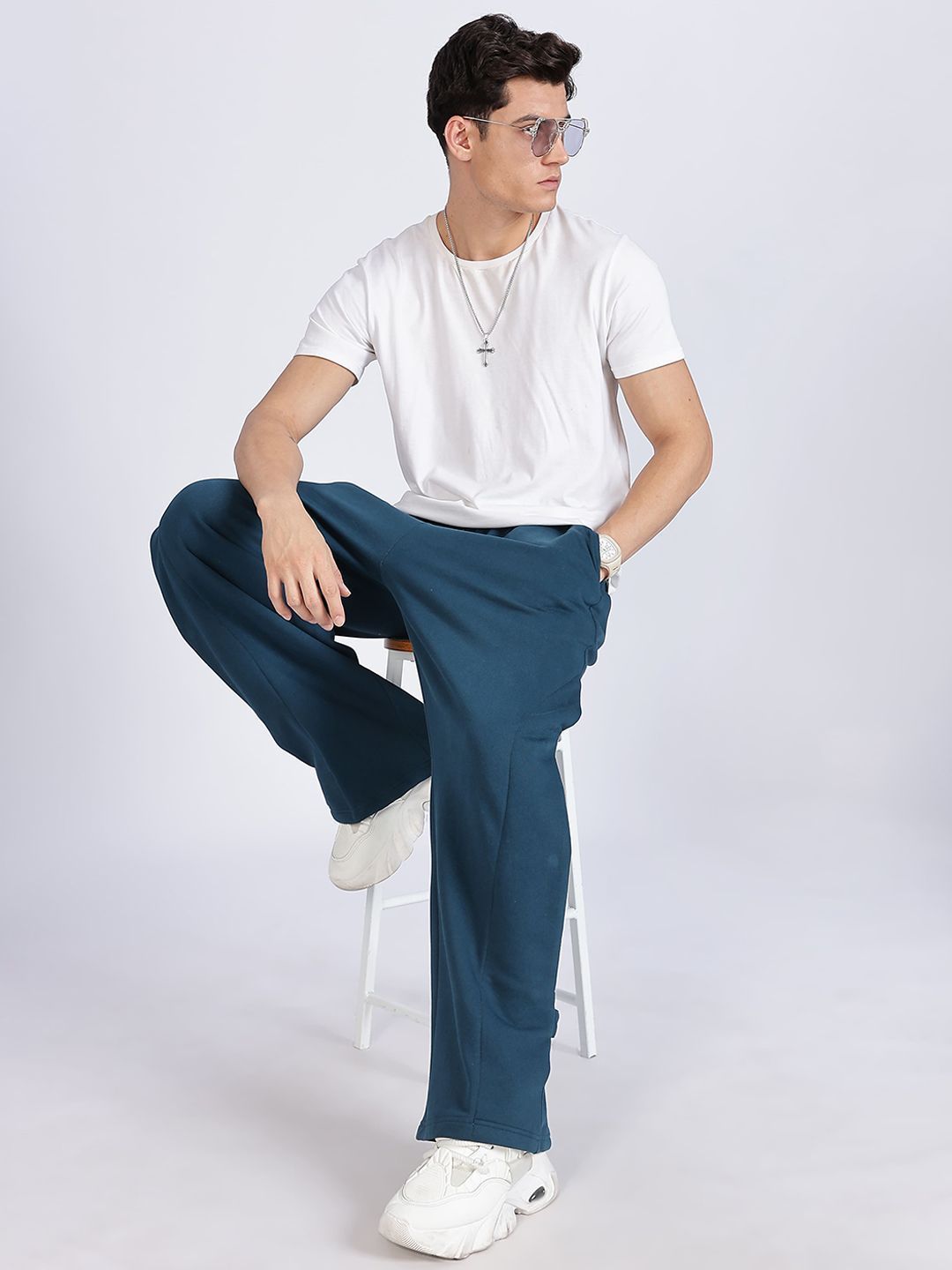 Eszett Men Relaxed Korean Fit Easy Wash High-Rise Seluar