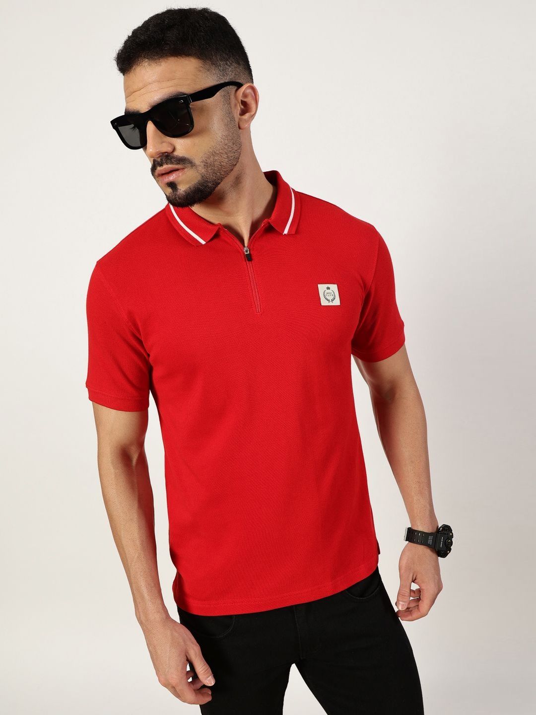Thomas Scott Men Polo Collar T-shirt