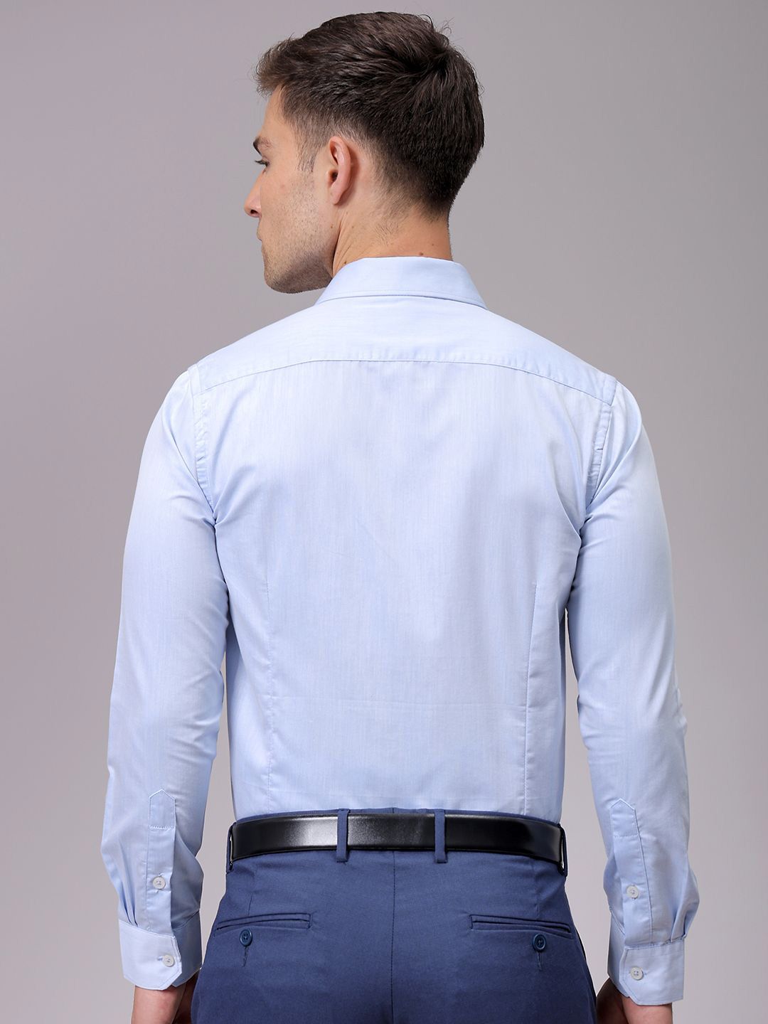 The Indian Garage Co. X Luxe Men Slim Fit Opaque Formal Shirt