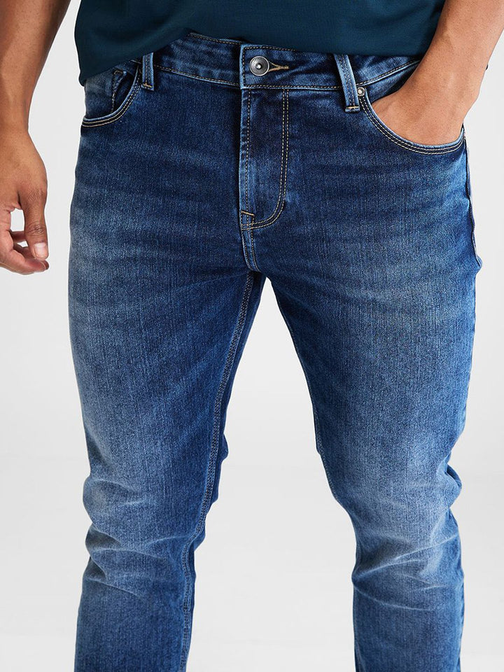 SPYKAR Men Slim Fit Light Fade Stretchable Jeans