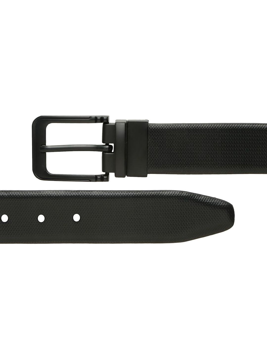 Teakwood Leathers Men Textured Leather Reversible Formal Belt