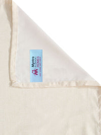 Myntra Elegant Homes White & Yellow Geometric 300 TC King Cadar dengan 2 Sarung Bantal