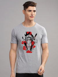 ADRO Men Printed Applique T-shirt