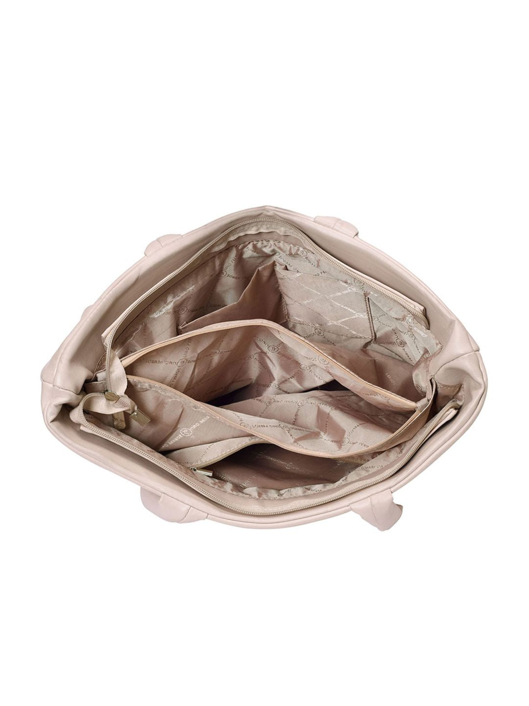Lino Perros Oversized Structured Tote Bag with Quilted Detail