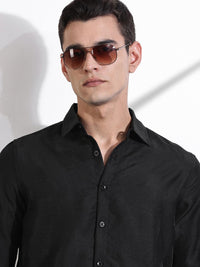 Thomas Scott Men Classic Slim Fit Opaque Casual Shirt
