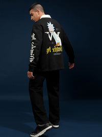 Highlander Warner Bros Rick & Morty Men Leak Shower Seat Polo Collar Tshirt