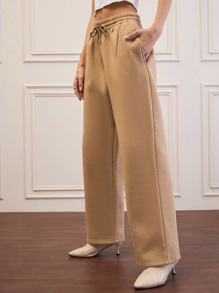 SASSAFRAS Women Relaxed Fit Track Pants