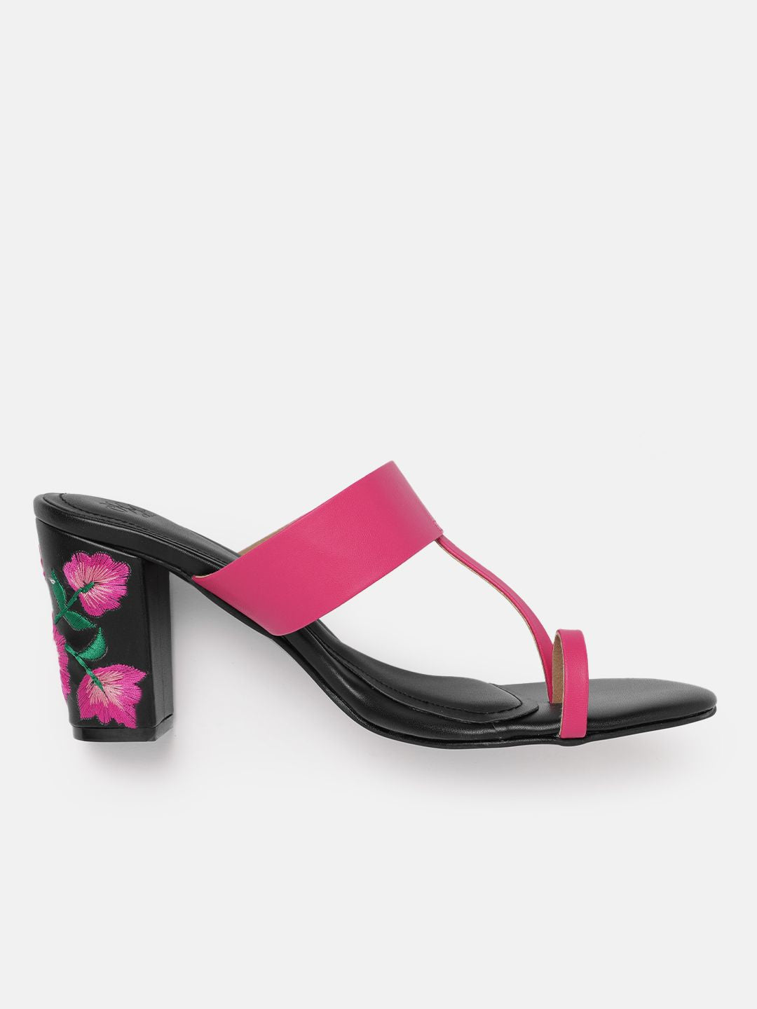 House of Pataudi Open Toe Block Heels