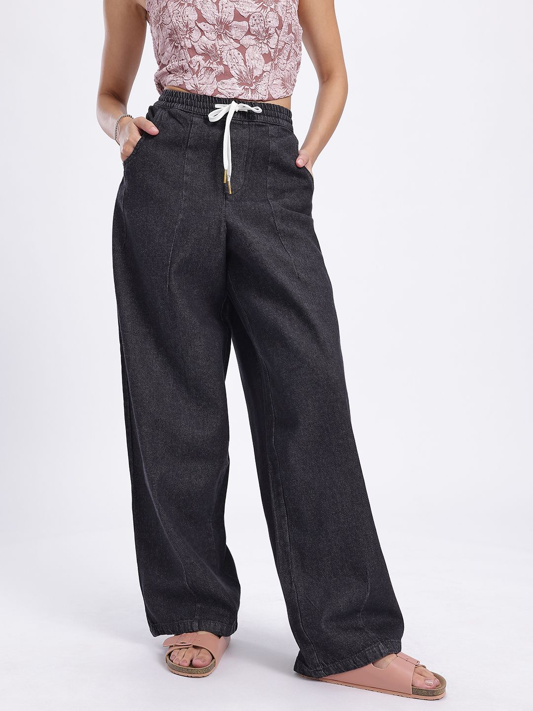 DressBerry Women Baggy Mid-Rise Jeans