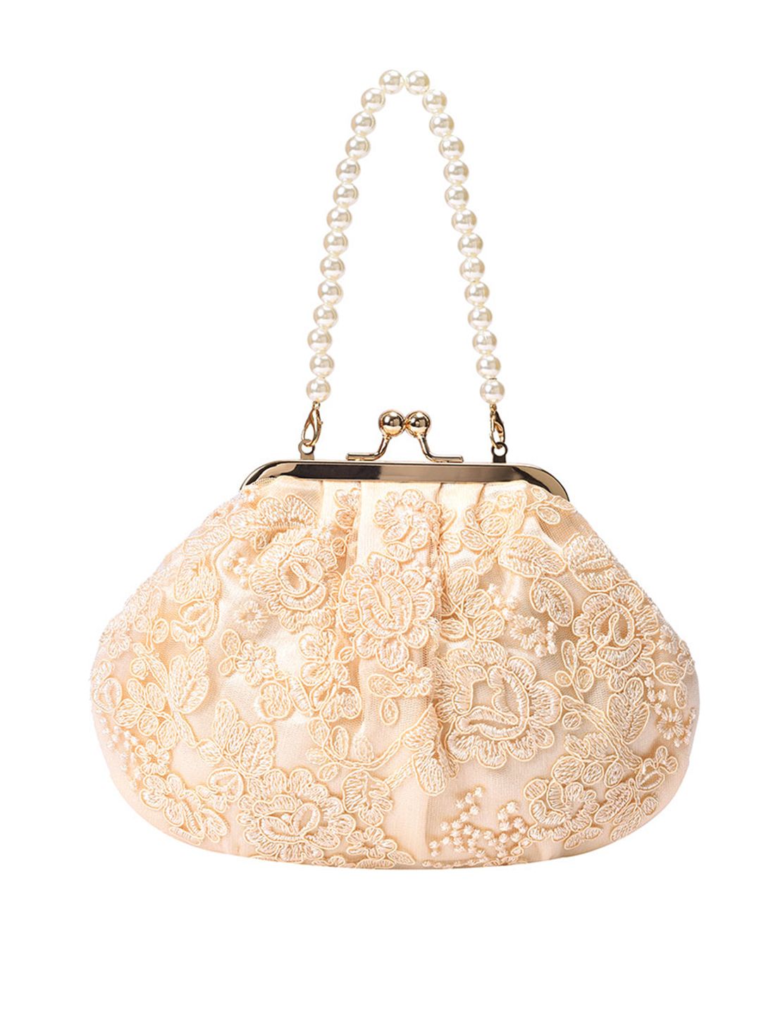 Lino Perros Floral Embroidered Party Purse