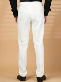 Moda Rapido Men Slim Fit Easy Wash Pleated Trousers