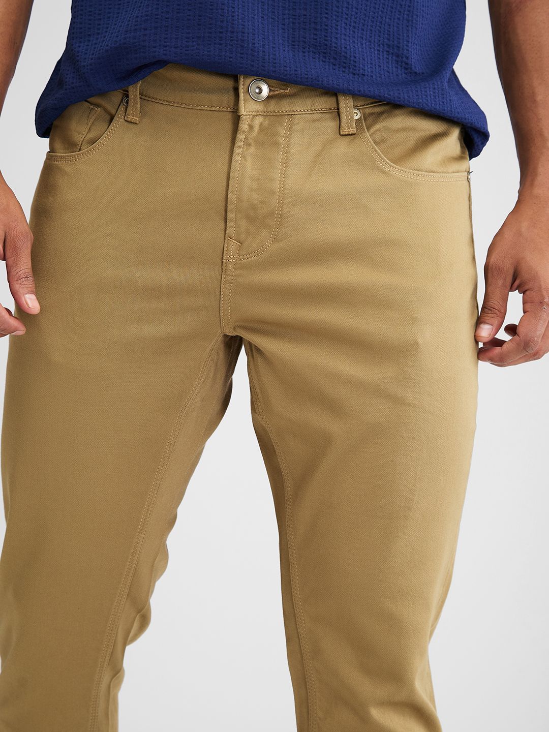 SPYKAR Men Skinny Fit Low-Rise Light Fade Stretchable Jeans