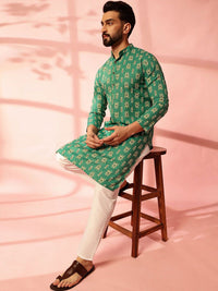 Anouk Men Paisley Printed Regular Kurta with Pyjamas