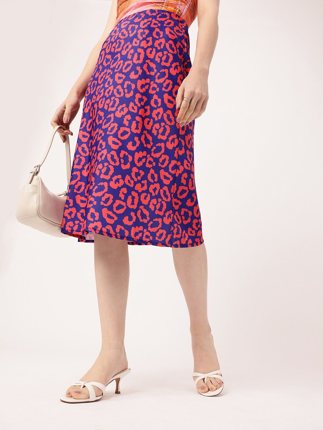 DressBerry Fierce & Feminine A-Line Midi Skirt