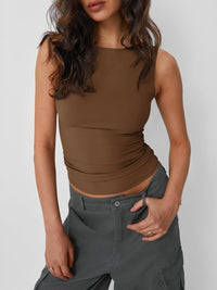 DressBerry Women Solid Crop Top
