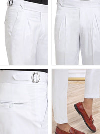 KLOTTHE Men Cotton Slim Fit Formal Trousers