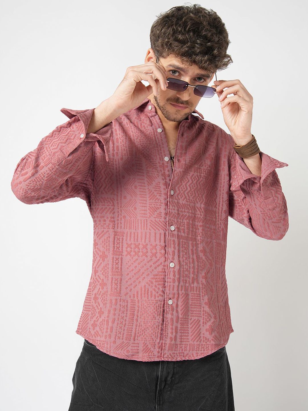 VASTRADO Men Classic Slim Fit Casual Shirt