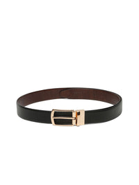 Teakwood Leathers Men Textured Leather Reversible Formal Belt