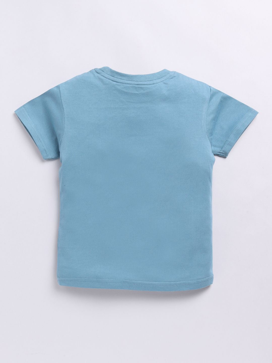 Happy Faces Boys Pure Cotton Typography Printed T-shirt