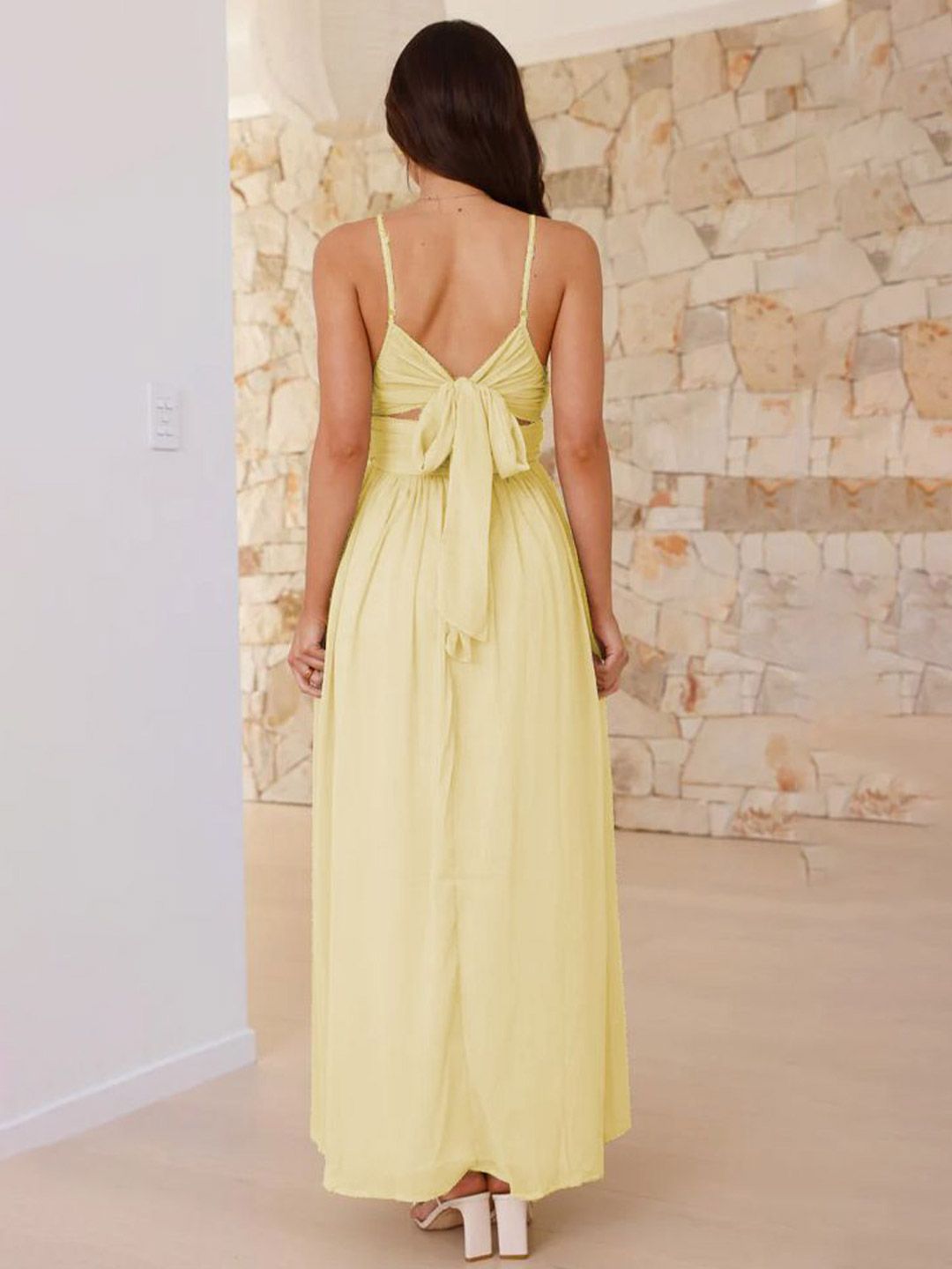 all about you Chiffon Fit & Flare Maxi Dress