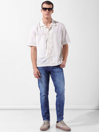 The Indian Garage Co Men Slim Fit Mid-Rise Stretchable Cotton Jeans