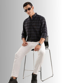 ADRO Standard Tartan Checks Baju Kasual Berpetak