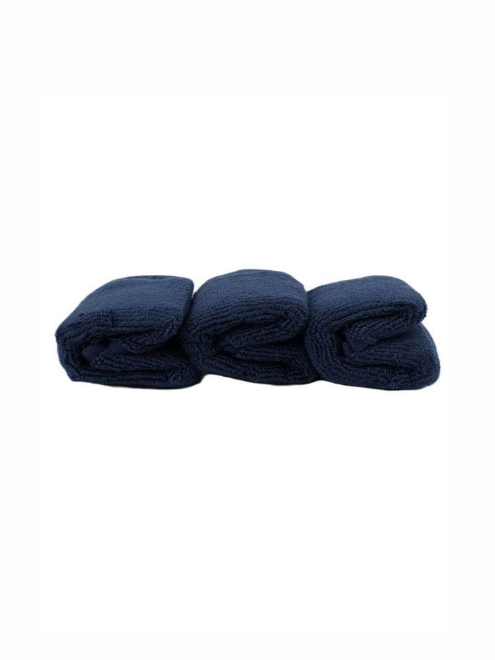 BOMBAY DYEING Blue 3 Pcs Pure Cotton 650 GSM  Face Towel